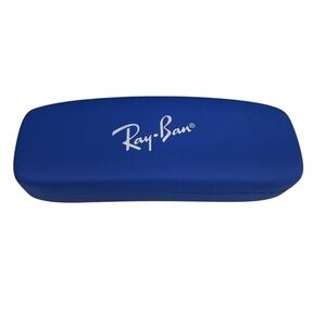 Ray-Ban Navy Blue Eyeglass Case Only No Glasses‎ OS